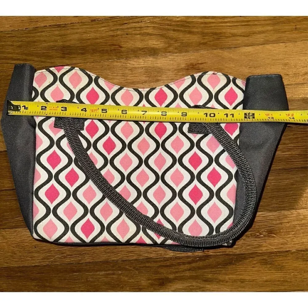 Fit & Fresh Insulated Lunch Tote Pink Gray